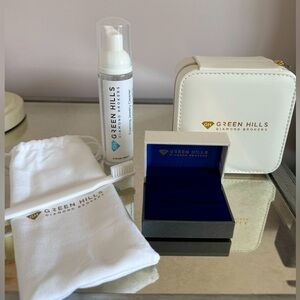 Travel Jewelry Box, Jewelry Cleaner, and Ring Box Set